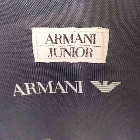 アルマーニジュニア ARMANI JUNIOR ロゴプリントバックパック メンズ